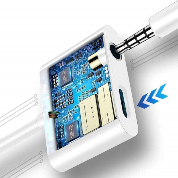 Lightning to 3.5mm Headphone Jack + Lightning Adapter - Image 5