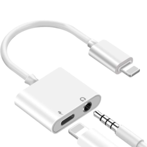 Lightning to 3.5mm Headphone Jack + Lightning Adapter