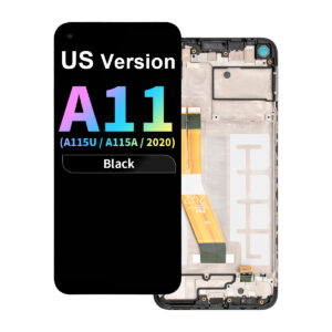 FOG LCD Assembly with Frame for Samsung Galaxy A11 (A115U / A115A / 2020) (US Version) - Black