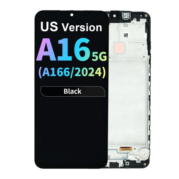 LCD Assembly with Frame for Samsung Galaxy A16 5G (A166 / 2024) (US Version) - Black