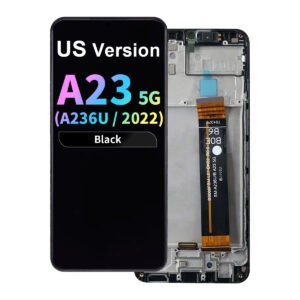 FOG LCD Assembly with Frame for Samsung Galaxy A23 5G (A236 / 2022) (US Version) - Black