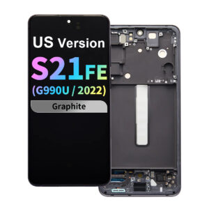 Refurbished OLED Assembly with Frame for Samsung Galaxy S21 FE (G990U / 2022) (US Version) - Graphite