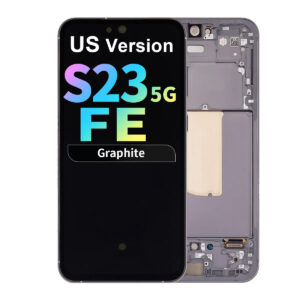 Refurbished OLED Assembly with Frame for Samsung Galaxy S23 FE (US Version) - Graphite