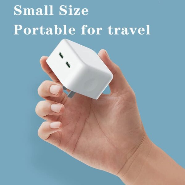 35W Dual USB-C Port Compact Power Adapter w/ Packaging - Image 3