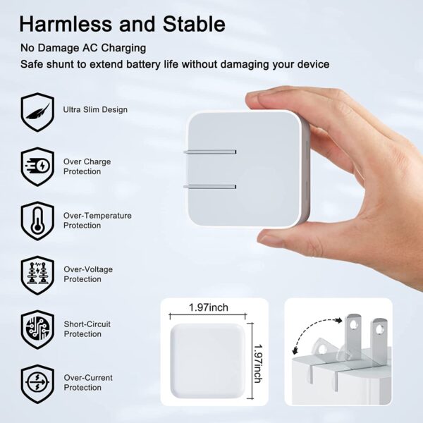 35W Dual USB-C Port Compact Power Adapter w/ Packaging - Image 8