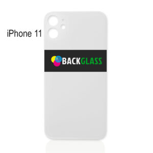 Back Cover Glass for iPhone 11 (Big Camera Hole) – White