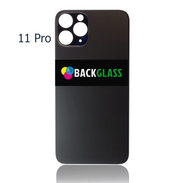 Back Cover Glass for iPhone 11 Pro (Big Camera Hole) – Space Gray