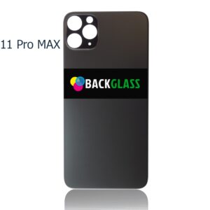 Back Cover Glass for iPhone 11 Pro Max (Big Camera Hole) – Space Gray