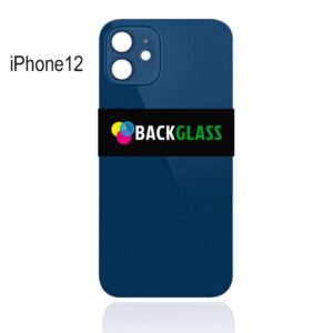 Back Cover Glass for iPhone 12 (Big Camera Hole) – Blue