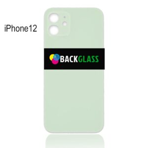 Back Cover Glass for iPhone 12 (Big Camera Hole) – Green