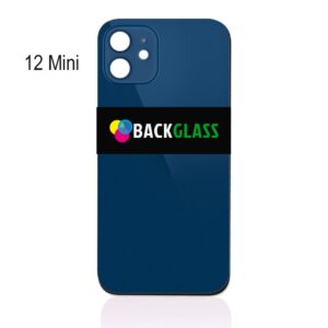 Back Cover Glass for iPhone 12 Mini (Big Camera Hole) – Blue