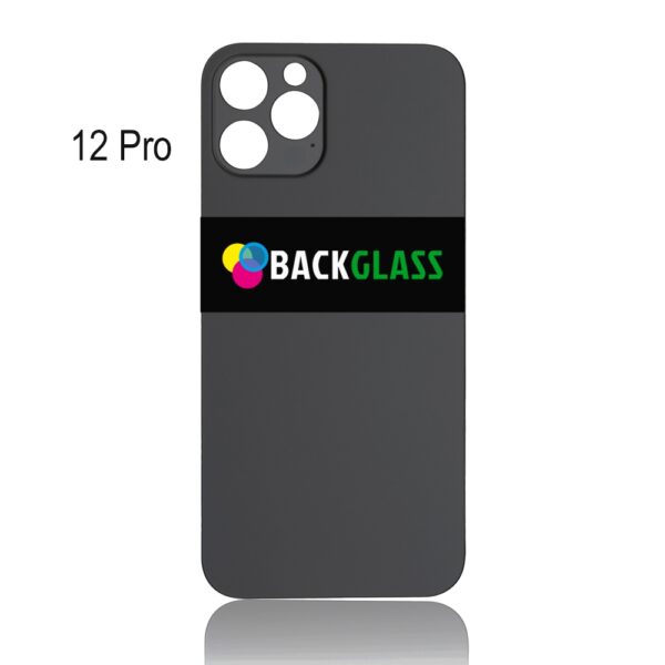 Back Cover Glass for iPhone 12 Pro (Big Camera Hole) – Graphite