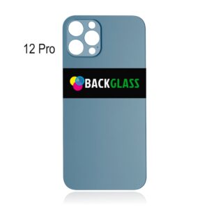 Back Cover Glass for iPhone 12 Pro (Big Camera Hole) – Pacific Blue