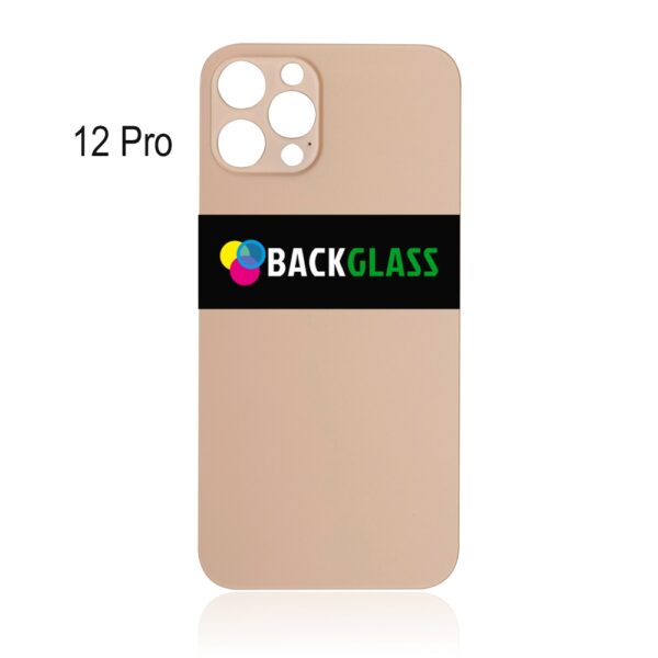 Back Cover Glass for iPhone 12 Pro (Big Camera Hole) – Gold