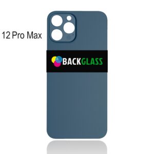 Back Cover Glass for iPhone 12 Pro Max (Big Camera Hole) – Pacific Blue