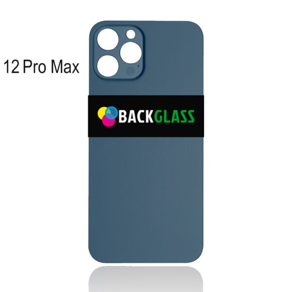 Back Cover Glass for iPhone 12 Pro Max (Big Camera Hole) – Pacific Blue