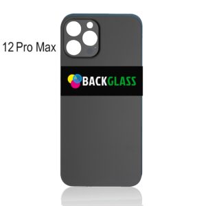 Back Cover Glass for iPhone 12 Pro Max (Big Camera Hole) – Graphite