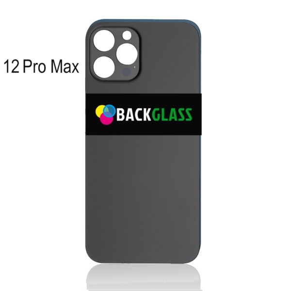 Back Cover Glass for iPhone 12 Pro Max (Big Camera Hole) – Graphite