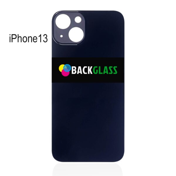 Back Cover Glass for iPhone 13 (Big Camera Hole) – Midnight