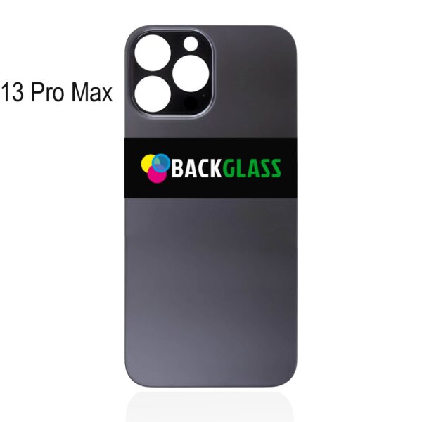 Back Cover Glass for iPhone 13 Pro Max (Big Camera Hole) – Graphite
