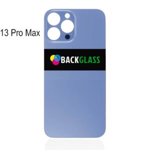Back Cover Glass for iPhone 13 Pro Max (Big Camera Hole) – Sierra Blue