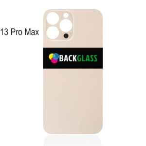 Back Cover Glass for iPhone 13 Pro Max (Big Camera Hole) – Gold