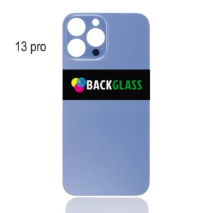 Back Cover Glass for iPhone 13 Pro (Big Camera Hole) – Sierra Blue