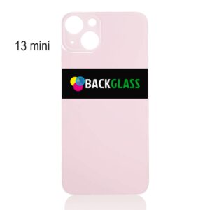 Back Cover Glass for iPhone 13 Mini (Big Camera Hole) – Pink