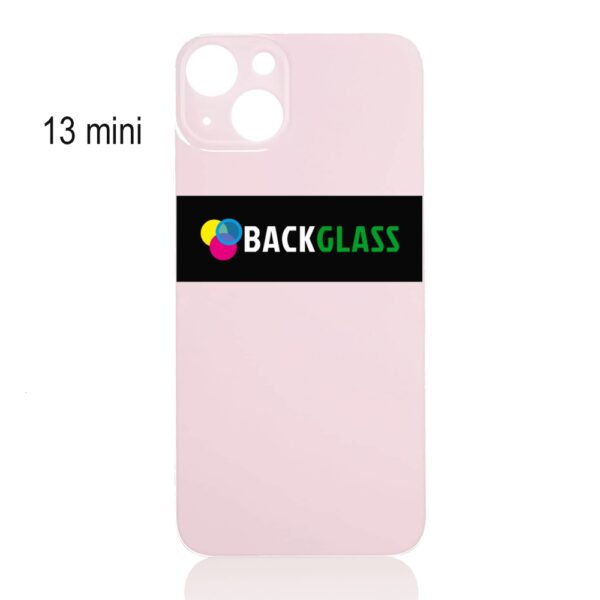 Back Cover Glass for iPhone 13 Mini (Big Camera Hole) – Pink