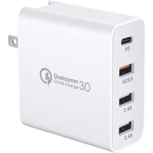 3 USB Ports + 1 PD Port Charger