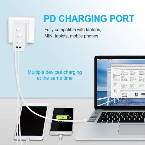 3 USB Ports + 1 PD Port Charger - Image 3