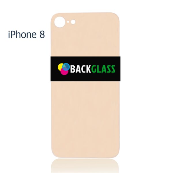Back Cover Glass for iPhone 8 / SE (2020) (Big Camera Hole) – Gold