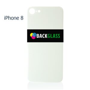 Back Cover Glass for iPhone 8 / SE (2020) (Big Camera Hole) – Silver