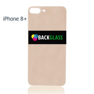Back Cover Glass for iPhone 8 Plus (Big Camera Hole) – Gold