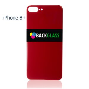 Back Cover Glass for iPhone 8 Plus (Big Camera Hole) – Red
