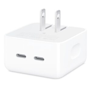 35W Dual USB-C Port Compact Power Adapter w/ Packaging