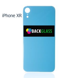 Back Cover Glass for iPhone XR (Big Camera Hole) – Blue