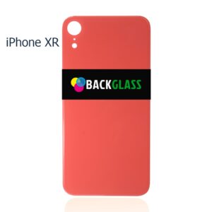 Back Cover Glass for iPhone XR (Big Camera Hole) – Coral
