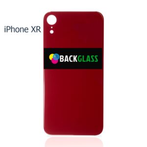 Back Cover Glass for iPhone XR (Big Camera Hole) – Red