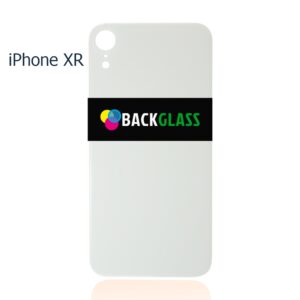 Back Cover Glass for iPhone XR (Big Camera Hole) – White