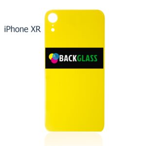 Back Cover Glass for iPhone XR (Big Camera Hole) – Yellow