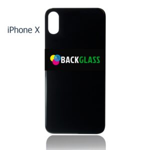 Back Cover Glass for iPhone X (Big Camera Hole) – Space Gray