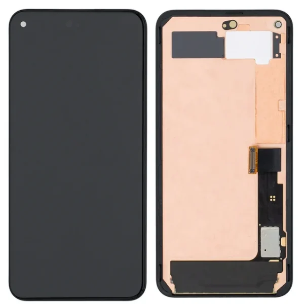 Premium OLED Assembly with Frame for Google Pixel 5 – Just Black