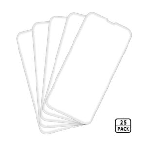 Tempered Glass for iPhone 13 / 13 Pro / 14 / 16e - Clear (25 Pack)