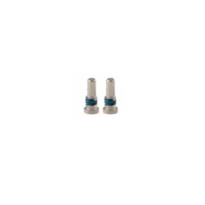Bottom Screws Set for iPhone XS (2pcs) - Silver