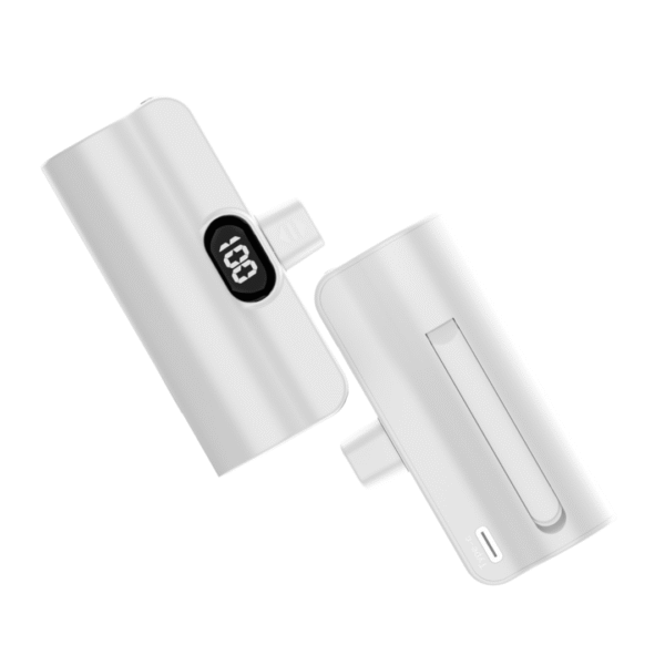 Mini Pocket Power Bank w/ Display 5000mAh (Fast Charging) - Lightning
