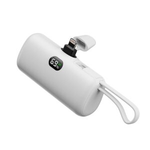 Mini Pocket Power Bank w/ Display - Lightning