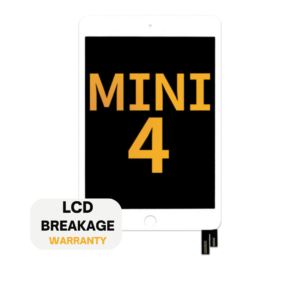 LCD Assembly with Digitizer for iPad Mini 4 (Sleep + Wake Sensor Flex Pre-Installed) - White