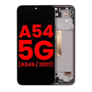 Aftermarket OLED Assembly with Frame for Samsung Galaxy A54 5G (A546 / 2023) - Graphite