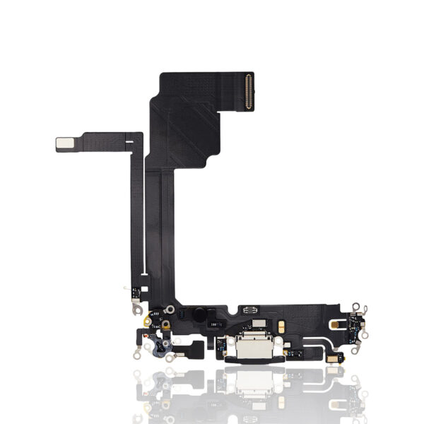 Premium Charging Port Flex Cable for iPhone 15 Pro Max - Black Titanium